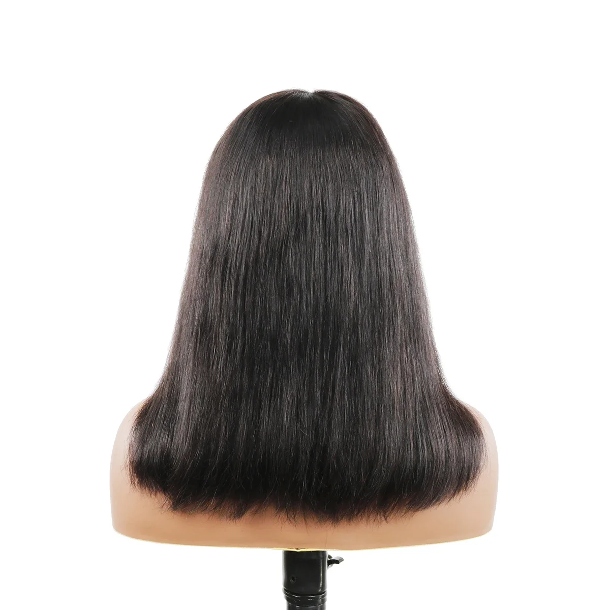 Bob Perücke Echthaar Lace Front Mit Natürlicher Dichte_voghion.com