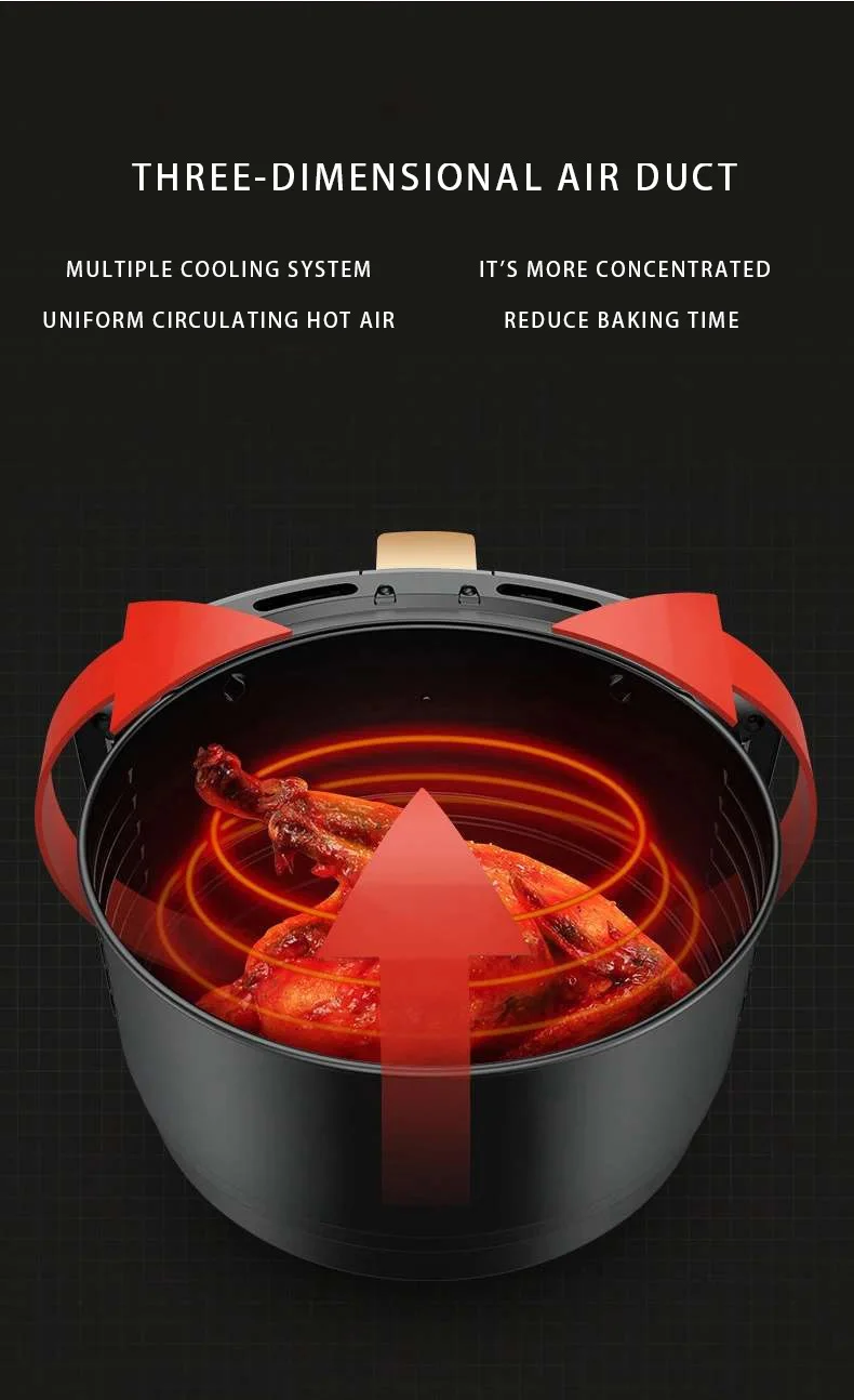 Oem The New Multifunctional Deep Oil Free Steam 6l 8l Stainless Steel