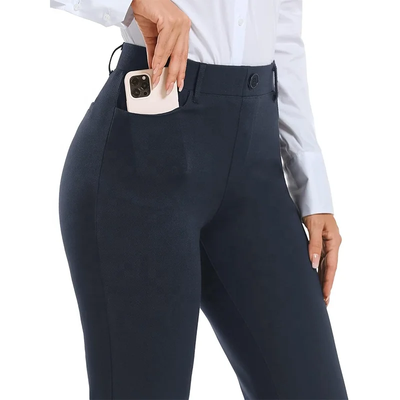 Womens Bootcut Dress Pants Formal Slacks Stretch Business Office Trousers Ladies Petite Clothes Work Pants Womens Bootcut Dress Pants Formal Slacks Stretch Business Office Trousers Ladies Petite Clothes Work Pants