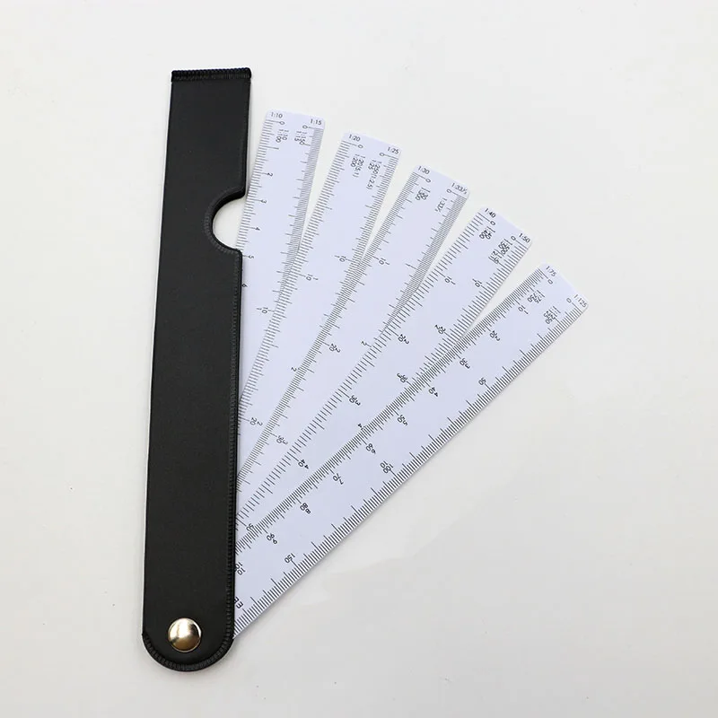 Fan deals scale ruler