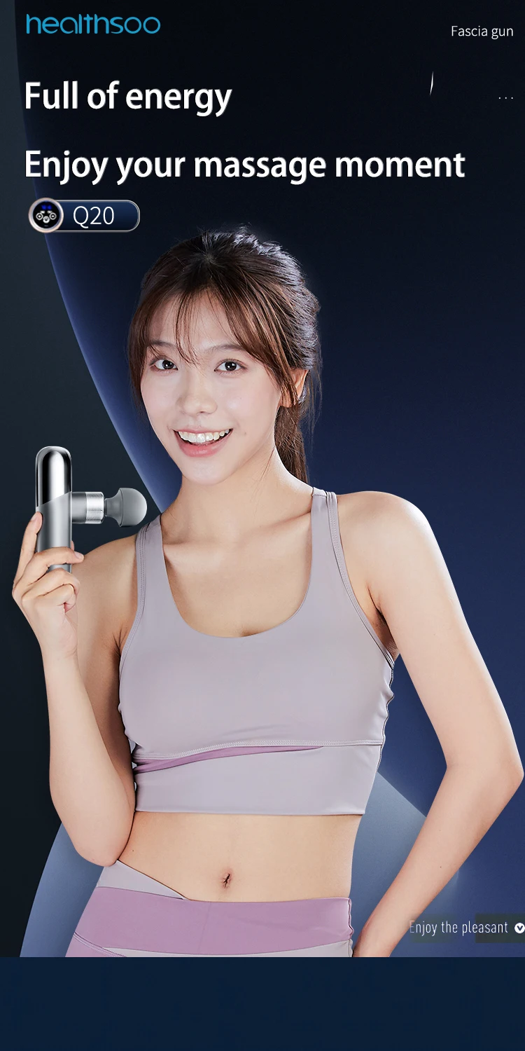 Hot Sale Portable Aluminium Alloy Metal Sports Booster Massage Fascia