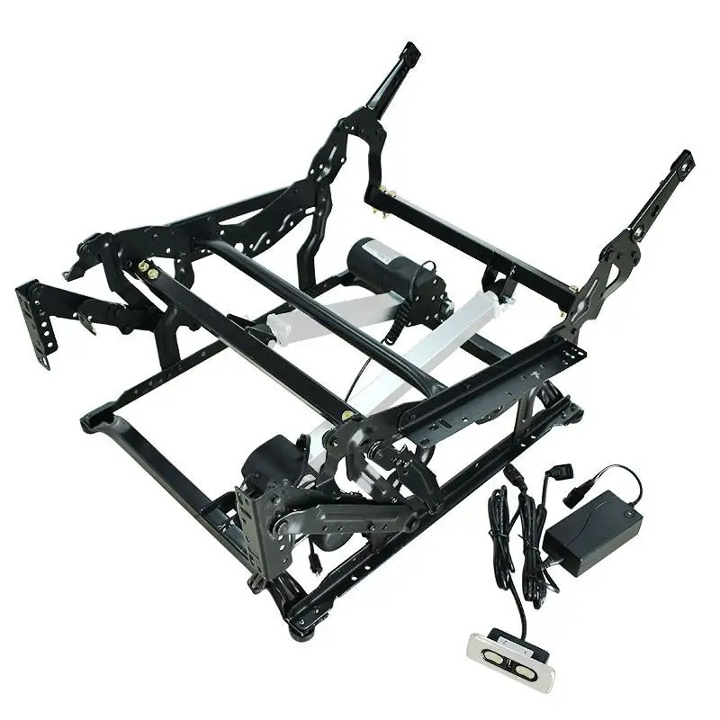 Black Electric Recliner Chair Mechanism Seat Recliner Metal Frame Chair