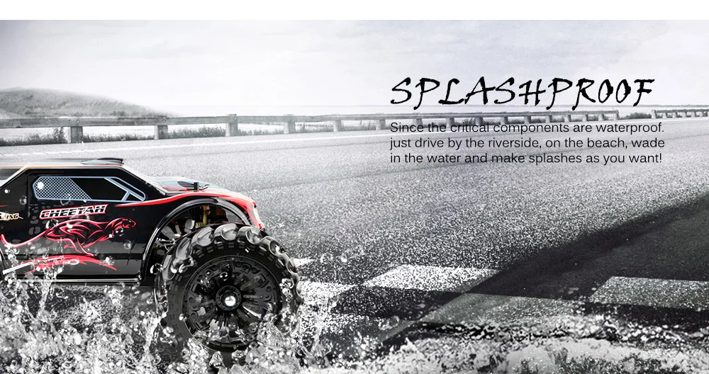 JLB Racing Cheetah RC Car 1:10 Brushless 80km/h Off-Road Monster