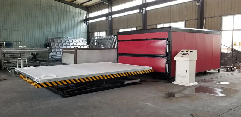 Glass Production Tempering Making Machine High Efficiency Glass Melting Furnace