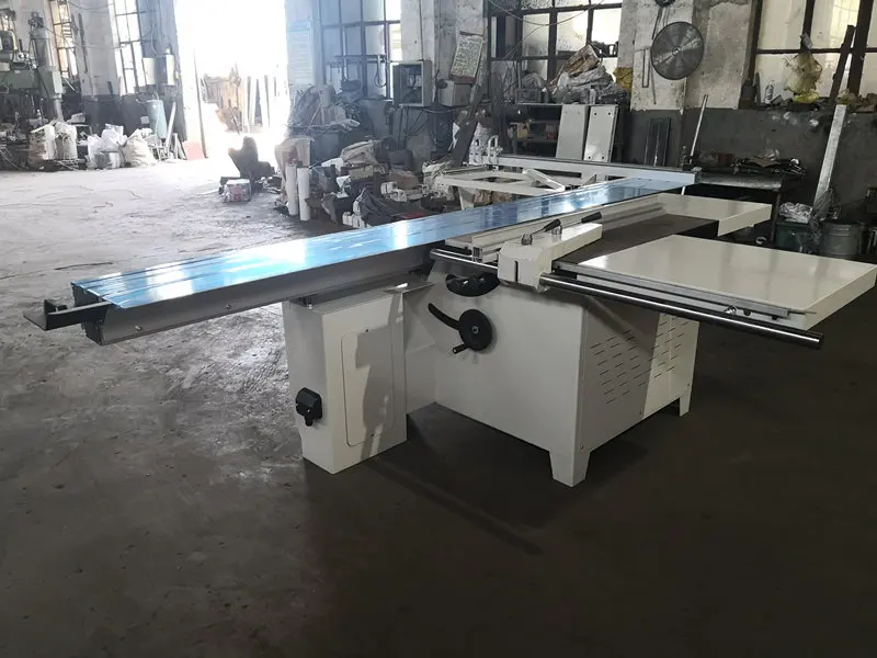 3200mm Woodworking Wood MDF Particle Board Precision Panel Sliding Circular Table Cutting off Saw Tilt 45 Degree Sawing Machine