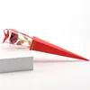 Gold foil red flower+torch red box