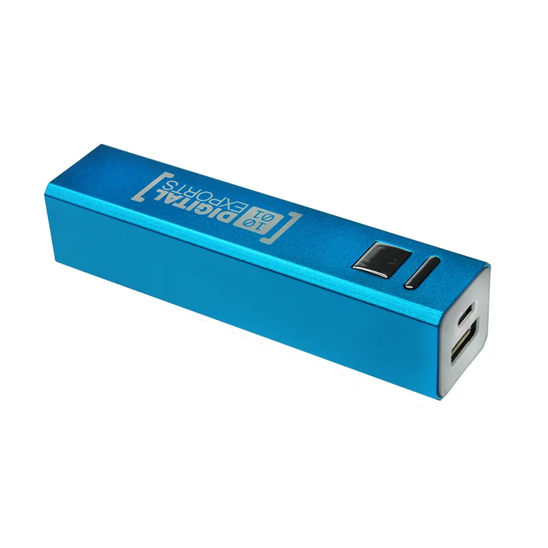 2600mAh Ultra Slim Mini 1200mAh Portable Power Bank with Micro USB Input Quick Charge Custom Logo for Mobile