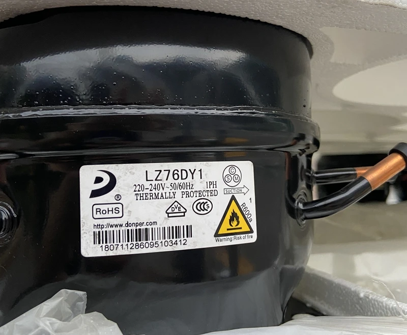 New Dongbei QD167YZ Compressor with R600A Refrigerant KR270CY SZ75CY1 LZ76DY1KU270CY K270CY1