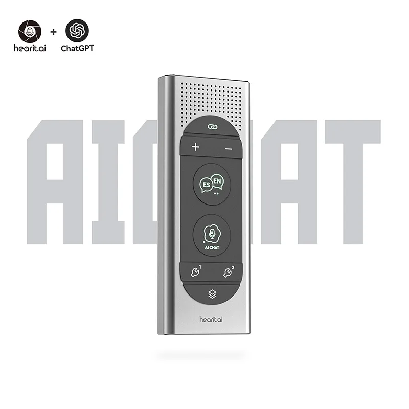ChatGPT-Powered Turkish Language AI Voice Recorder Real-Time Translation Online Meeting Equipment for Global Teams