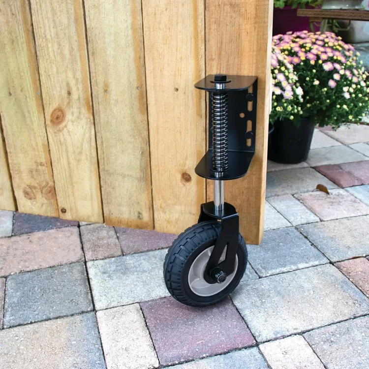 Adjustable Swing Heavy Duty Spring Loaded Small Castor Sliding Gate Roller Wheels Stainless for Gates