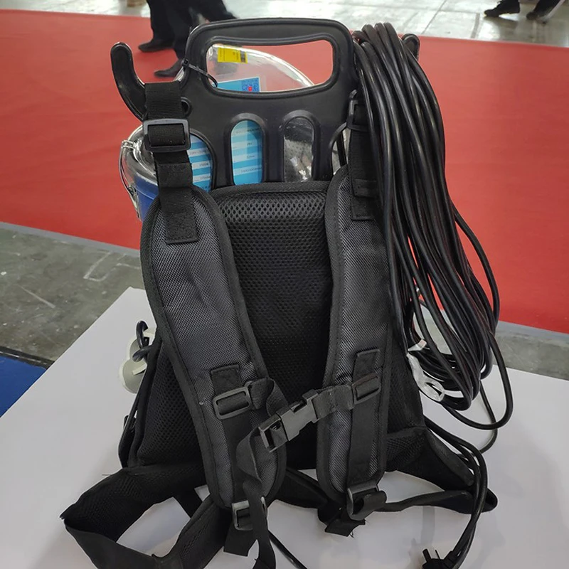 Электрический Голубой Рюкзак-пылесос Cyclone 18M Power Line, 1000, 220, 4 л, с сумкой