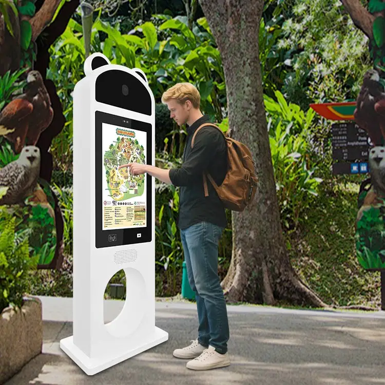 Panda outdoor information kiosk enclosure
