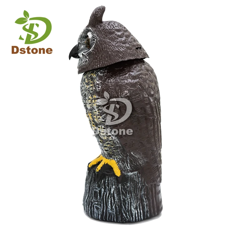 Plastic Solar Owl With Rotating Head For Garden Yard Outdoor Buy