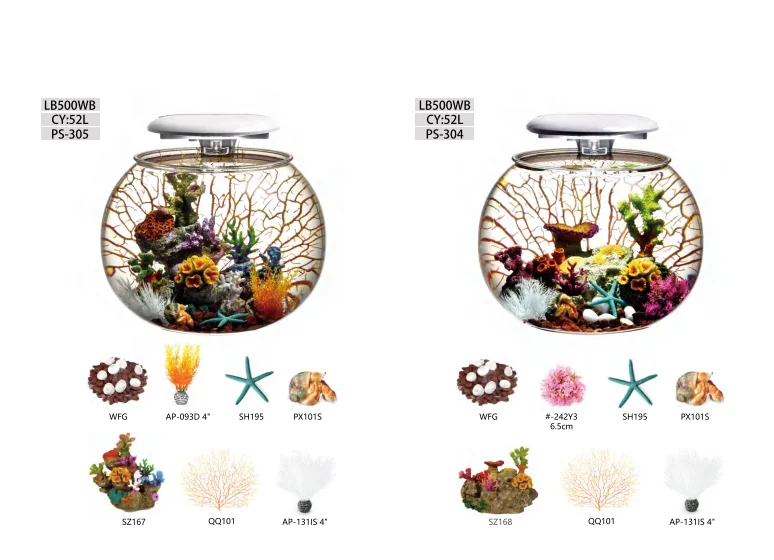 Custom Unbreakable Plastic Acrylic Cylinder Round Table Fish Tank