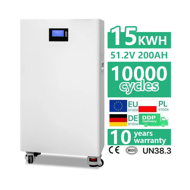 Easy to Move 51.2V 200Ah 280Ah 314Ah Lithium Li-ion Battery 10Kwh 15kwh 16kwh Home Solar System LiFePO4 Energy Storage Battery