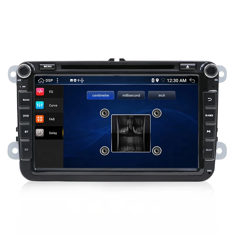 8" Pure Android 10 Car Muti-media for VW Golf 5 6 Polo Passat CC Jetta Tiguan Touran Sharan R36 Eos Amarok Transporter T5