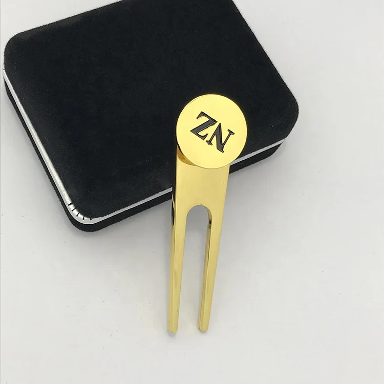 Cheap China Factory Key Chain with Golf Accessories Divot Green Repair Tool