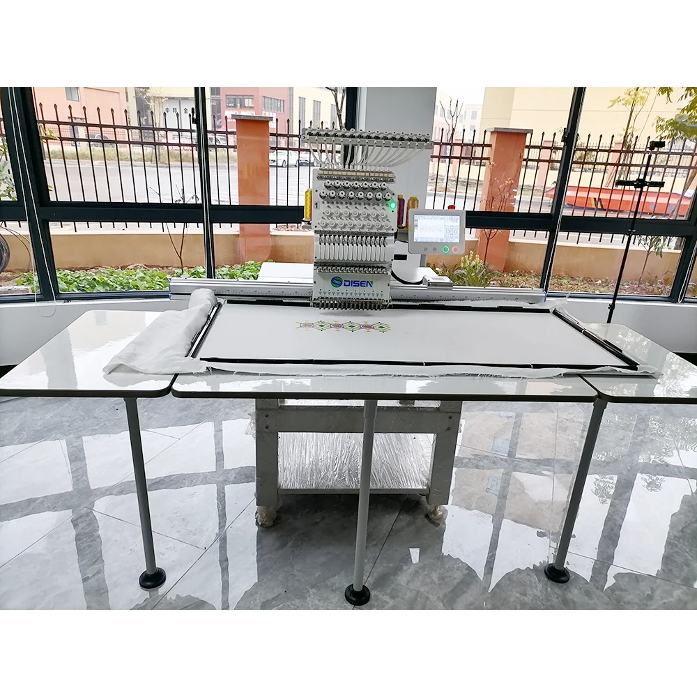 Computer Single Head Embroidery Machine Frames Daohao Main Board 12 Needle Home Single Head Embroidery Machine Large Frame