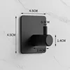 Square straight black