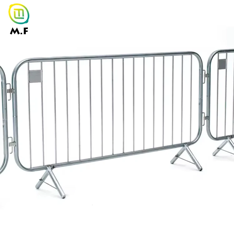 French style bike rack barricade metal crowd control security barriers for sale