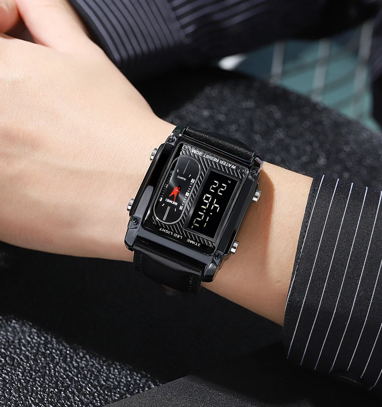 SKMEI 1868 New Arrival Original Luxury Business Watches Fashion Design Sport Waterproof Sport CHARM Wristwatch Digital Watches