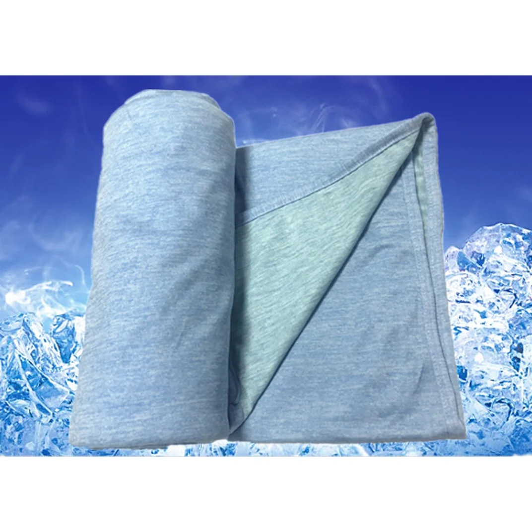 Lightweight Queen Size PE Fiber Nylon Fabric Summer Cooling Blanket Wearable Blanket