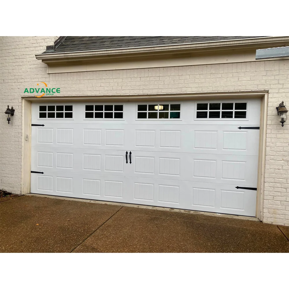 Remote Control Commercial Automatic Sectional Garage Doors Electric Garage  Door with Perspective Window, image size:1000x1000