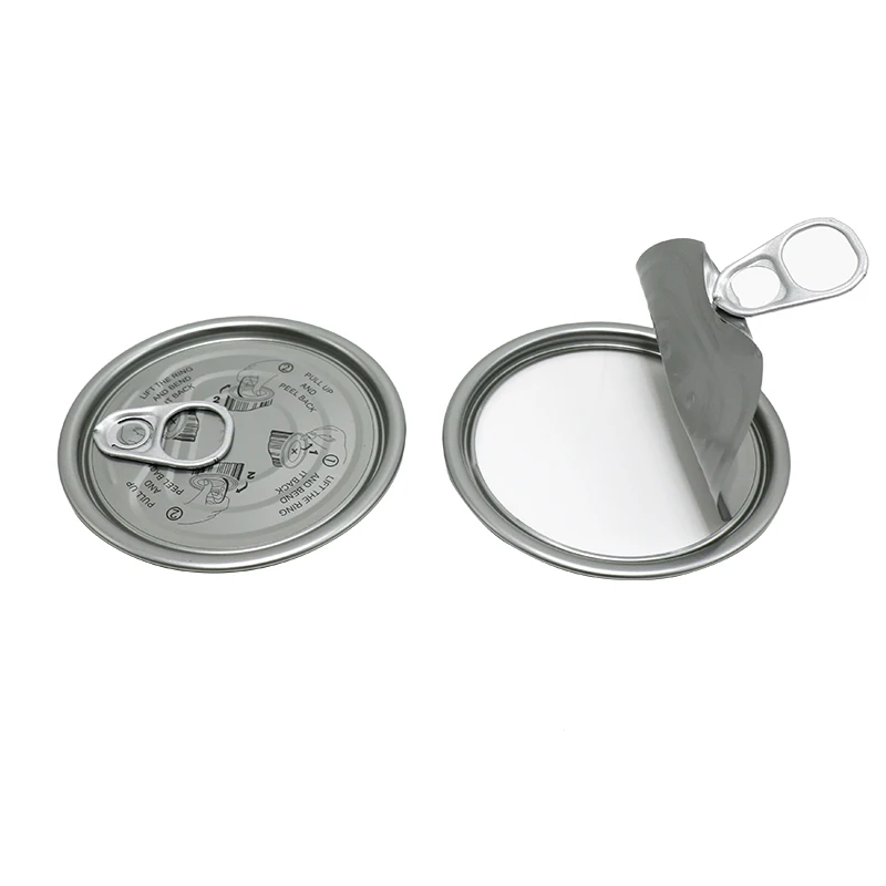 Пищевой класс 300 # Крышки EOE из жести 73 мм с индивидуальным дизайном цветным покрытием и легким открыванием