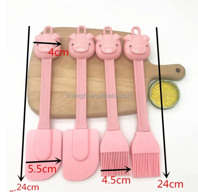 Small Pink Silicone Spatula – Busy Bakers Supplies