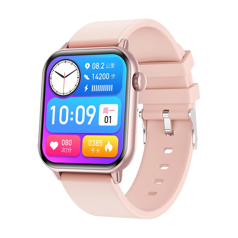 Tkyuan Smart Watch 2024 Newest Connect One Time for Bt Call Heart Rate Blood Pressure Spo2 Gloryfit Wrist Smartwatch