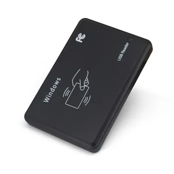 ABS Material Desktop NFC Card Reader 125kHz 13.56MHz RFID IC Access Control Card Reader