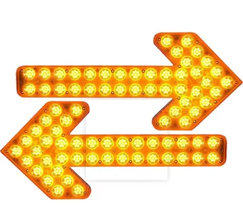 High quality yellow color 600mm led flashing directional arrow light for truck