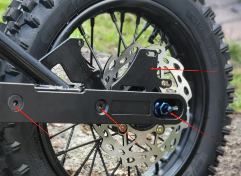 Precision CNC Machining Motorcycle Swingarm Extension Extended Swingarm for razor Mx500 Mx650 and Sx500