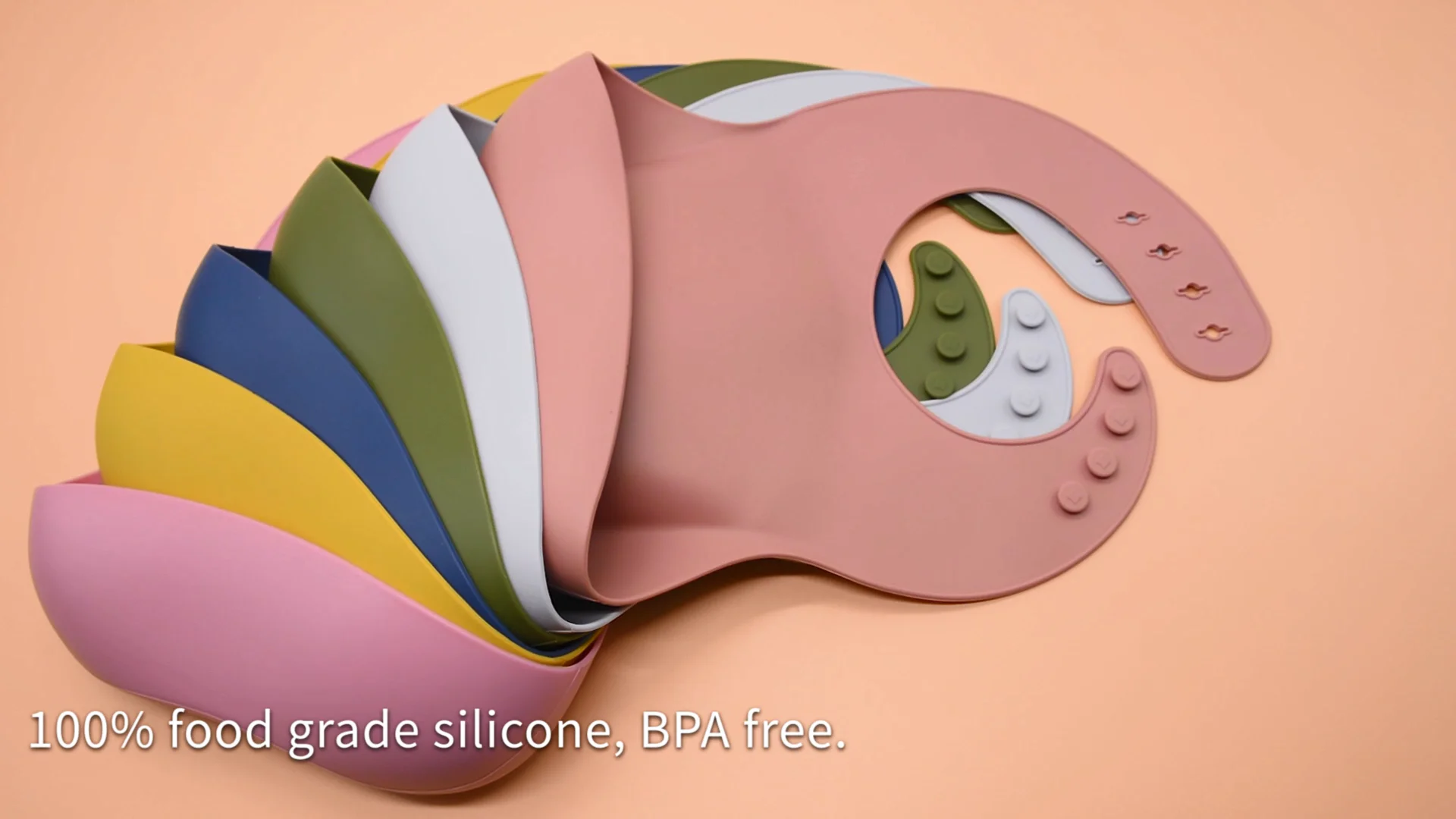 2023 New Food Grade Silicone Baby Plate Bowl Suction Feeding Set Non