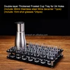 24 holes+24 cups+1 decanter(stainless steel)