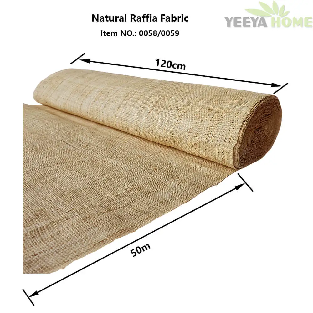 Africa raffia interior (長さ120cm,幅50cm) Natural Madagascar Raffia - Eco-Friendly Crafting Material