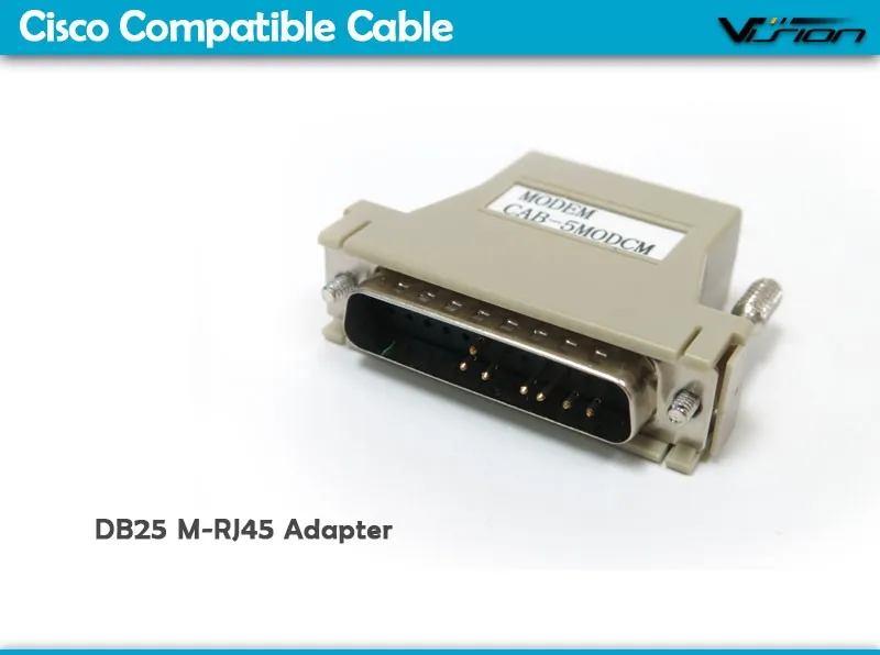Cisc0 CAB-5MODCM - Reliable RJ45 to DB25 Terminal Adapter