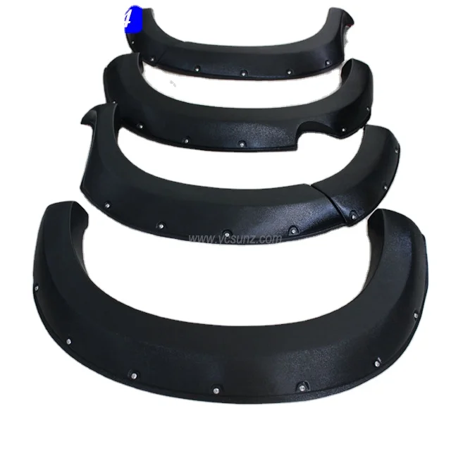 Hilux Off Road Fender Flares Modified With Bolts Texture Black for Toyota HILUX VIGO Accessories Champ 2012 2014 Fender