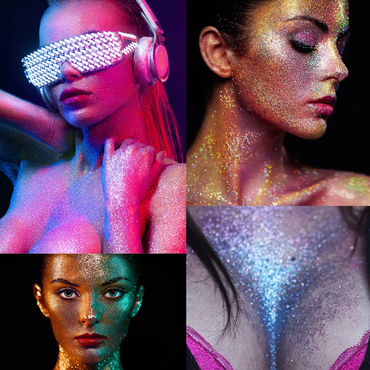 Лидер продаж ультраблестящий гель тонкая пудра блестящие без клея для праздника вечеринки представлений жидкие тени