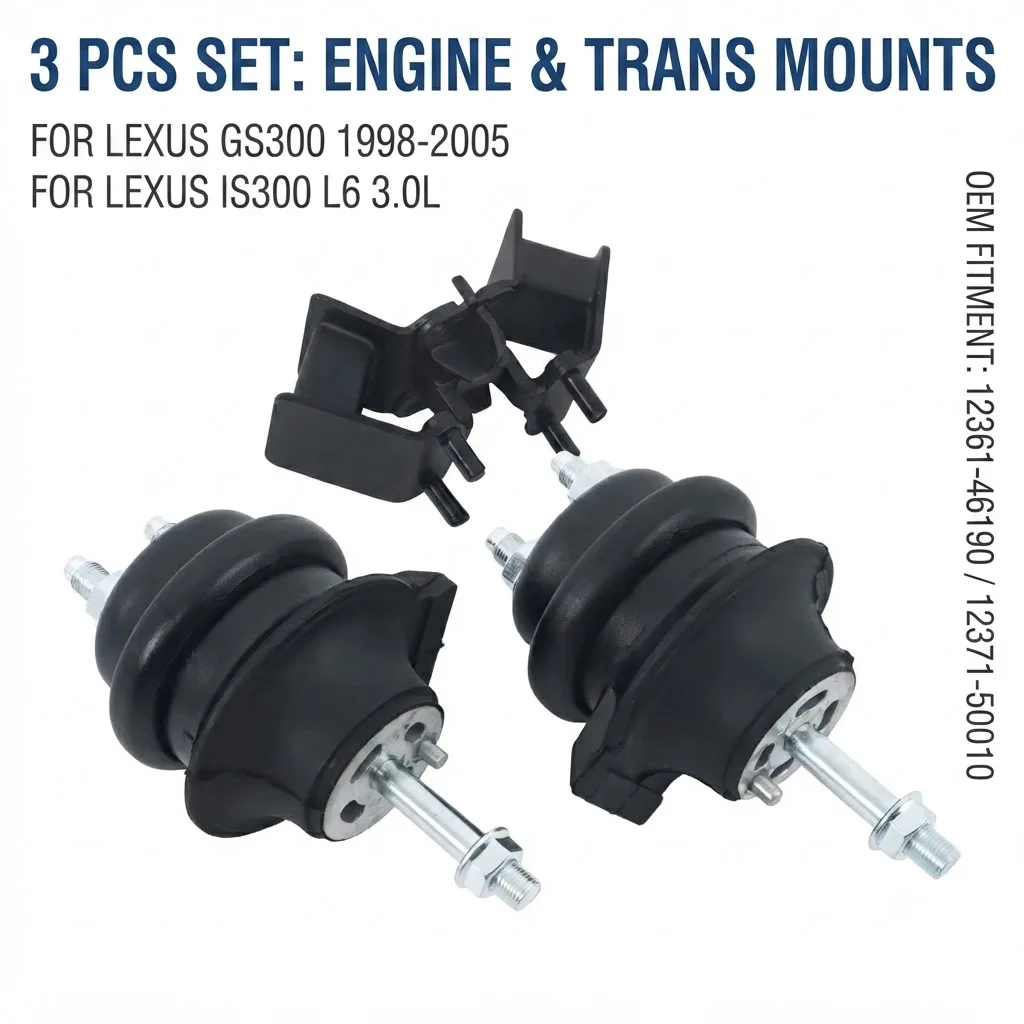 レクサス 純正 IS300 GS300 エンジンマウンティング インシュレータ Lexus IS300 Engine Mounts & Transmission Mounts - High Performance