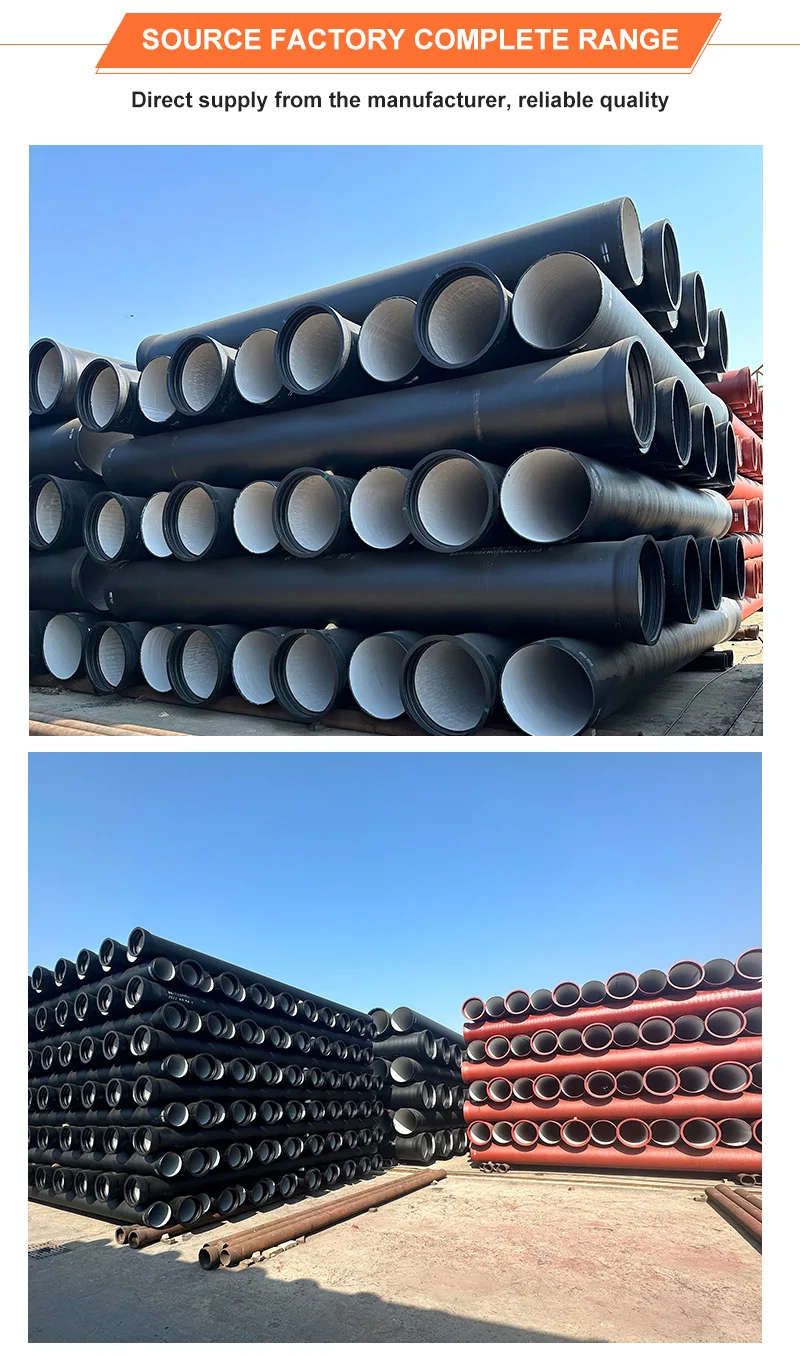 Ductile Iron Pipe Flexible Joint Spherical Pipe 370mpa Large Diameter ...