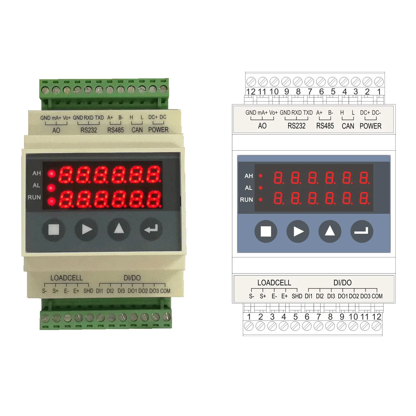 Alibaba.com: supmeter BST106-M60S[L] 24V RS485 Modbus RTU Weighing ...