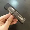 tubo negro transparente