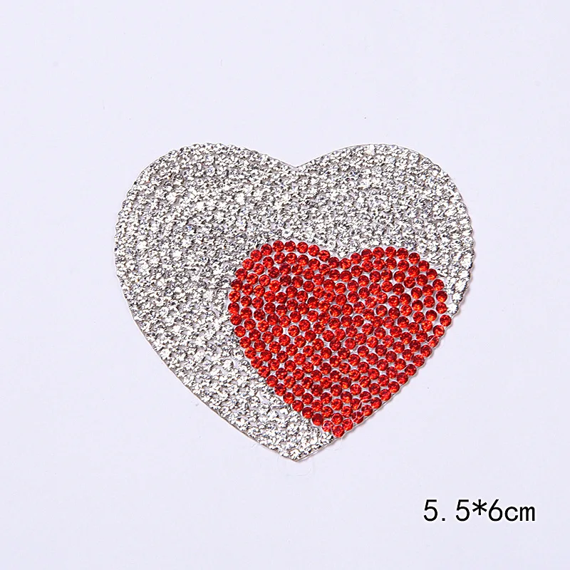 Free sample hotfix motif heat transfer rhinestone flower iron on patches for bling decorations