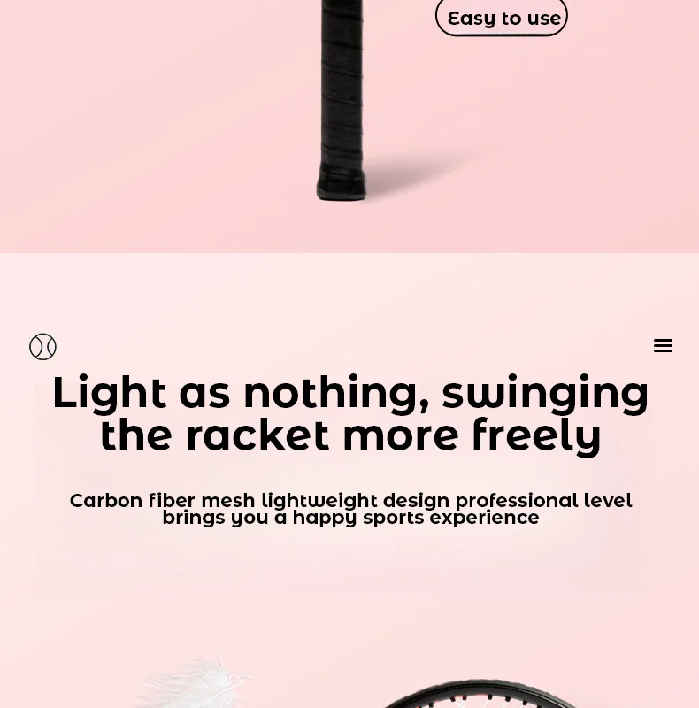 Tennis Racket for Adult Training Nylon Net Tennis Paddle With EVA Grip and Aluminum Frame details