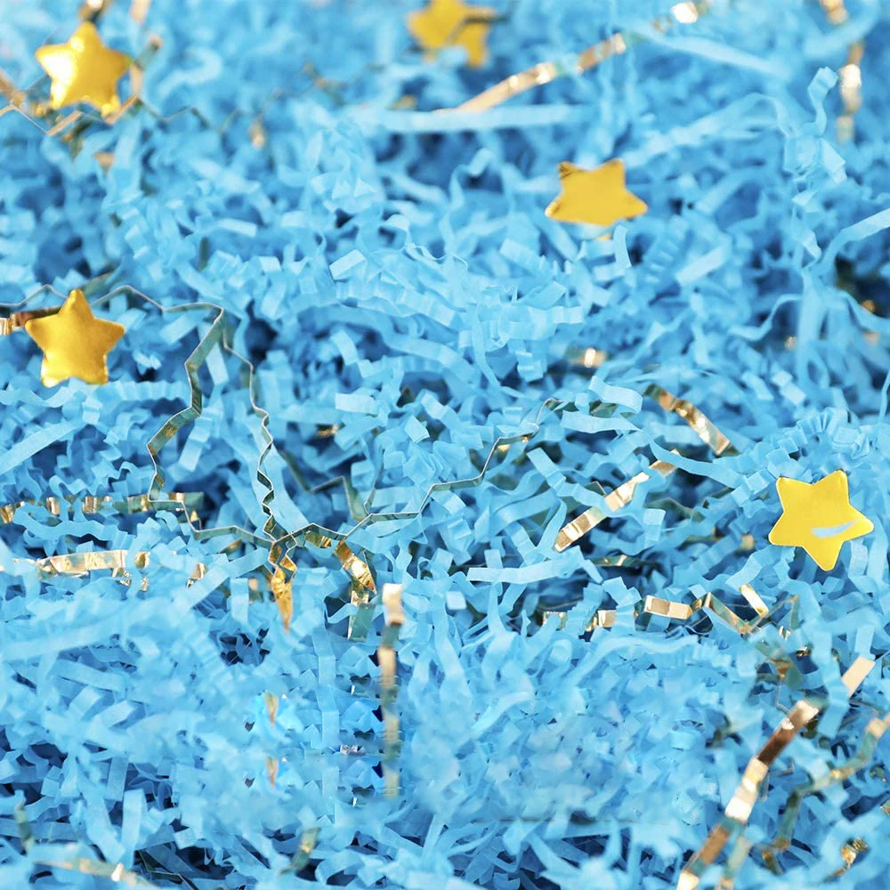 Recycle Pink Cutting Crinkle Paper Shredded Filler Paper For Gift Box