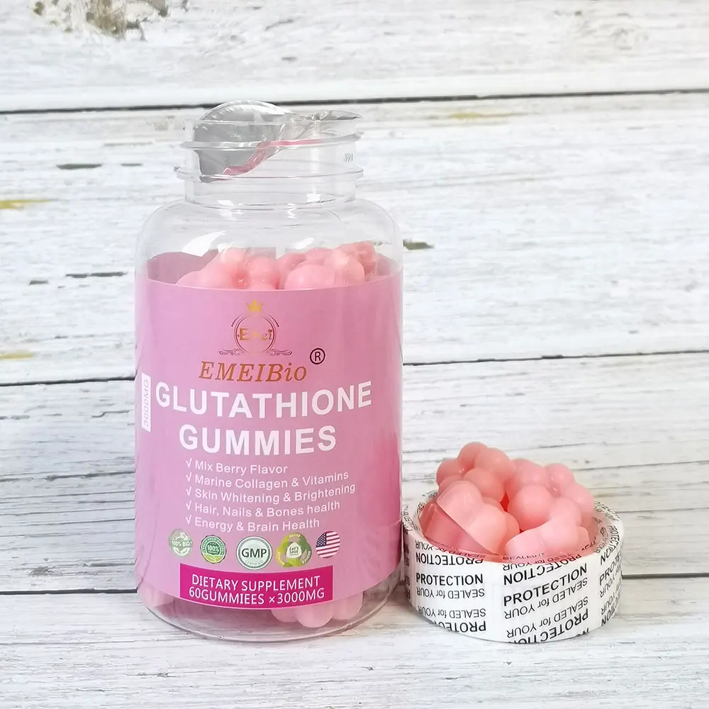 side effects of glutathione gummies No Side Effects 100% Natural Healthcare Supplement Brightening Skin  Whitening Anti-Aging L Glutathione Gummies