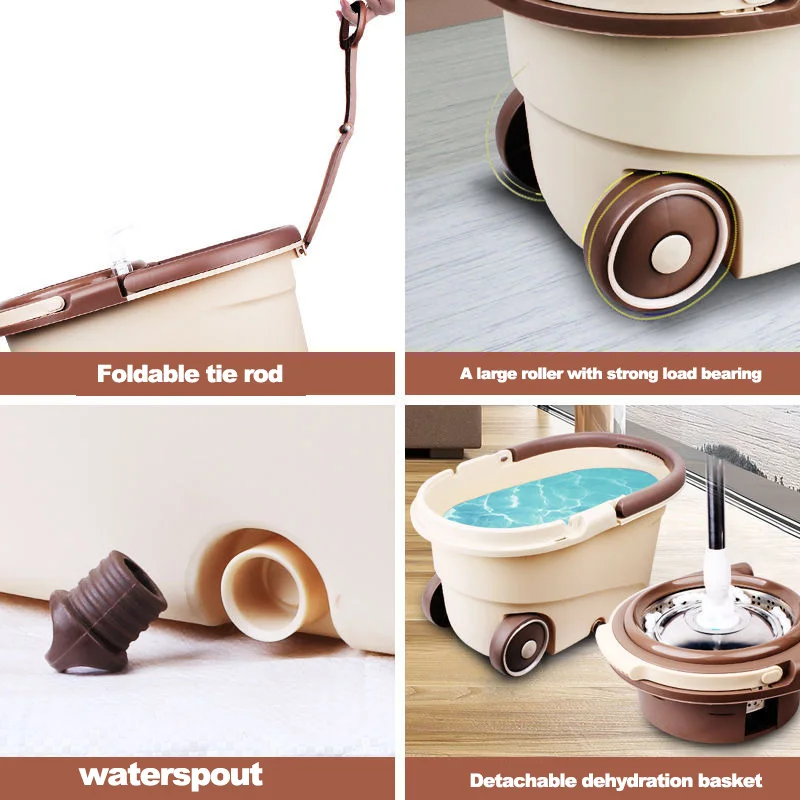 Инструменты для уборки лидер продаж круглая вращающаяся швабра Волшебная Швабра мытья пола с вращением на 360 градусов ведро чистки грязной