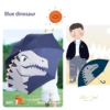 dark blue dinosaur