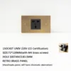 1 ENCHUFE UNIV 220V